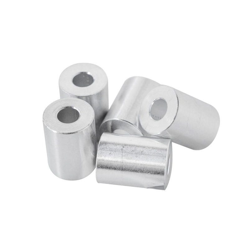 [Australia - AusPower] - Aluminum Spacer 3/4" OD x 5/16" ID x Choose Your Length, Round Spacer Unthreaded Standoff Bushing Plain Finish, Fits screws bolts 5/16" or M8 by Metal Spacers Online (1" Length, 10 Pack) 1" Length 