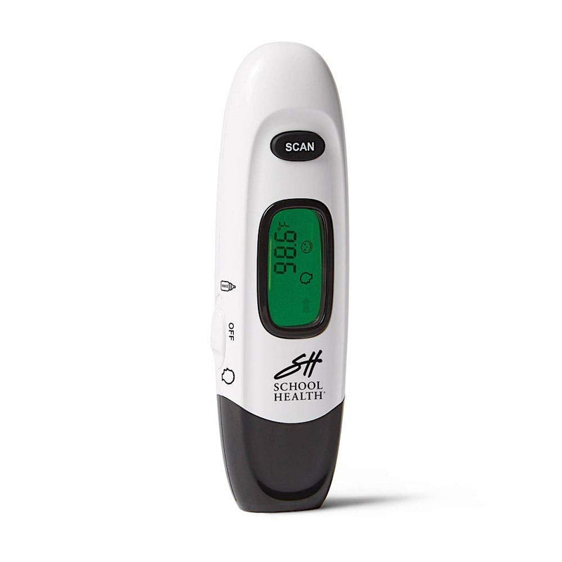 [Australia - AusPower] - School Health - No Touch Infrared Thermometer, for Kids and Adults, Color-Coded Fever Guidance, Fast, Reliable, and Accurate Results, FSA and HSA Eligible 