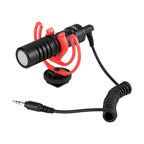Joby JB01643-BWW Wavo Mobile Compact On-Camera Microphone with Rycote Shock Mount, Deadcat Windscreen for Smartphone, iPhone Microphone, Smartphone Mic, Professional Mic, Vlogging