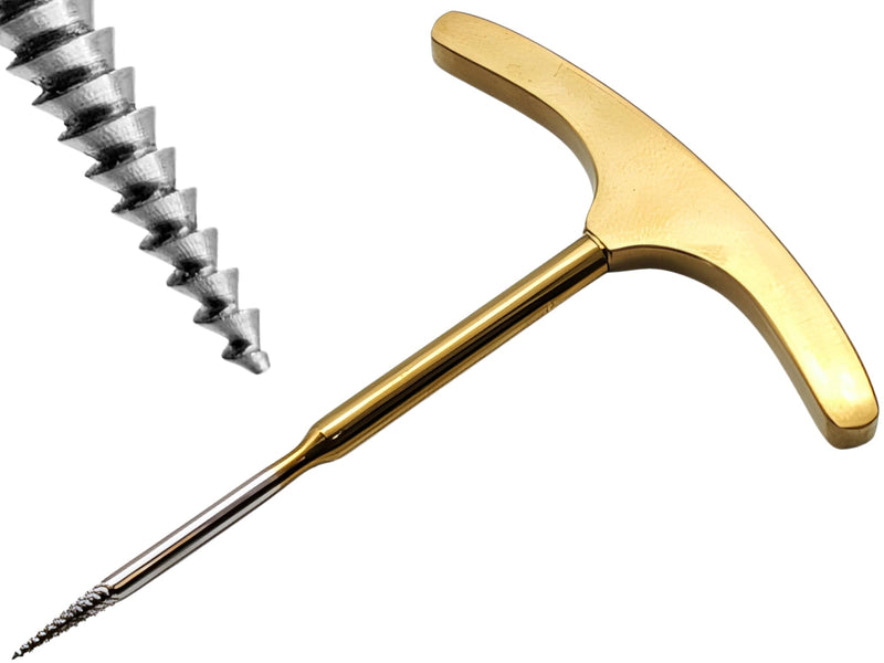[Australia - AusPower] - Dental Root Extraction Screw Elevator Ergonomic Handle Artman Brand 
