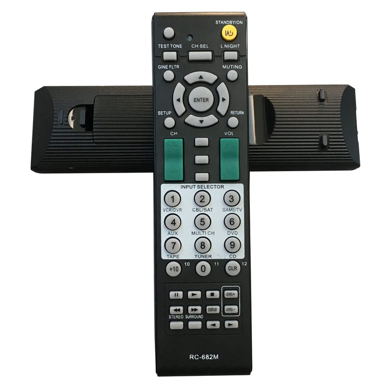 [Australia - AusPower] - Universal A/V Receiver Replaced Remote Control RC-682M RC-681M Fit for Onkyo Audio/Video HT-R340 HT-R530 HT-R540 HT-R550 HT-SR600 HT-SR800 TX-SR505 TX-SR604 TX-SR605 
