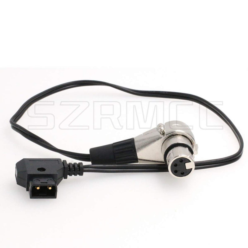 [Australia - AusPower] - SZRMCC D-tap to XLR 4 Pin Female Power Cable for DSLR Camcorder LED Flash Light ARRI Alexa Camera Monitor (Straight Cable) Straight Cable 