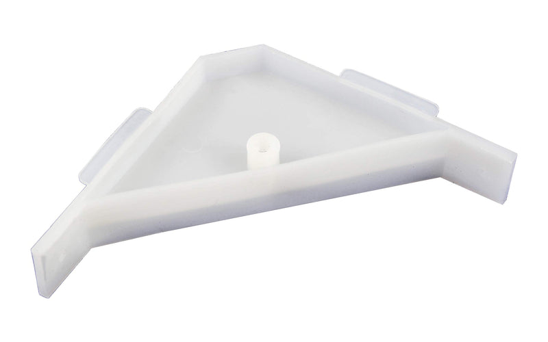 [Australia - AusPower] - Berta (20 Pieces) 90 Degree Cabinet Triangle Bracket, Plastic White Corner Support Braces 20 