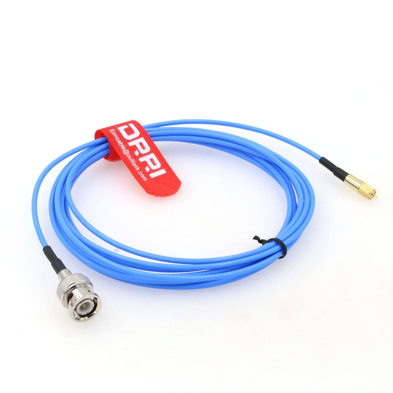 DRRI BNC Male to 10-32 UNF Microdot Male Acceleration Sensor Vibration Sensor Test Cable (BNC-M5, 3M / 118inch) BNC-M5