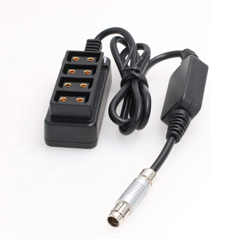 [Australia - AusPower] - SZRMCC Fischer 3 Pin RS of ARRI Alexa Camera 12V Regulated Power Out to 4 Female D-tap Splitter P tap Splitter Cable 