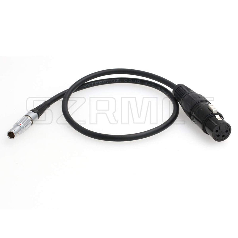 [Australia - AusPower] - SZRMCC 2 Pin Male to XLR 4 Pin Female Power Cable for ARRI Alexa Camera kit 12V to Practilite 602 Camera Monitor (Straight Cable) Straight Cable 