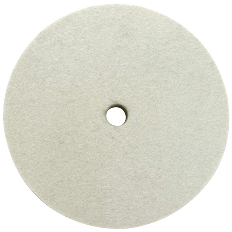 LINE10 Tools 6 Inch Felt Buffing Wheel for 1/2-inch Arbor Bench Buffer, Extra Thick