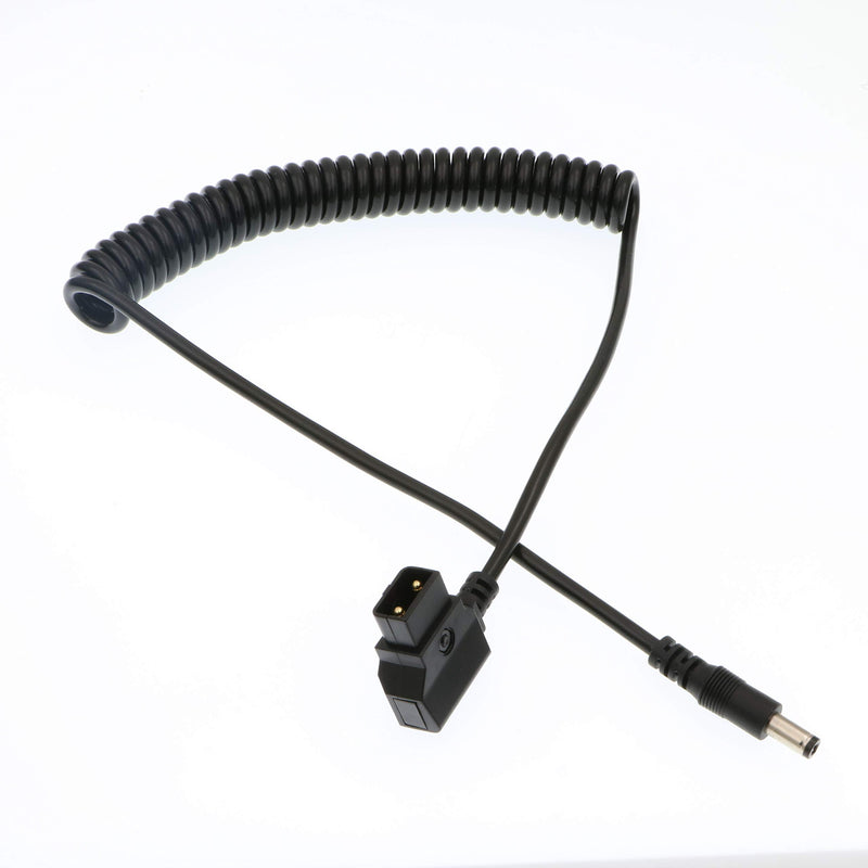 [Australia - AusPower] - Uonecn Dtap to Right Angle DC Power Cable 12V 2.1mm for KiPRO LCD Monitors Lectrosonic Lowel Blender LED PowerTap-Lectro Devices (Straight DC Coiled Cable) Straight DC Coiled Cable 