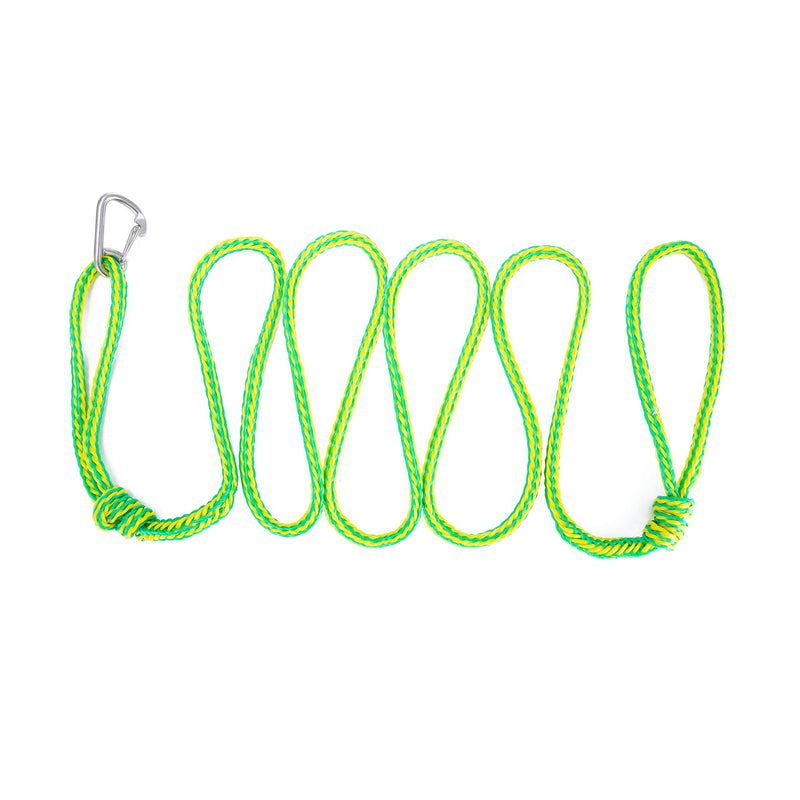 Kayak Tow Rope with Clip, Boat Dock Line with 316 Stainless Steel Hook – Heavy Duty Marine Rope for Ski, Tube, PWC, Pontoon & Kayak Docking 1/2" x 14'