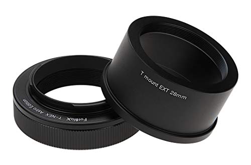 Fotodiox Lens Adapter Astro Edition - Compatible with T-Mount (T/T-2) Screw Mount Telescopes to Sony Alpha E-Mount Cameras for Astronomy, (T2A-SnyE)