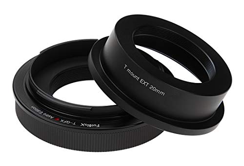 Fotodiox Lens Adapter Astro Edition - Compatible with T-Mount (T/T-2) Screw Mount Telescopes to Fujifilm Fuji G-Mount GFX Cameras for Astronomy, T2A-GFX