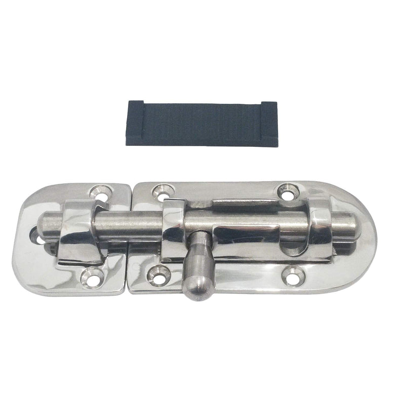 Marine 316 Stainless Steel Heavy Duty 4-3/8 Inch Locker Latch Slide Barrel Bolt for Marine Boat Window/Door/Hatch/Cabinet