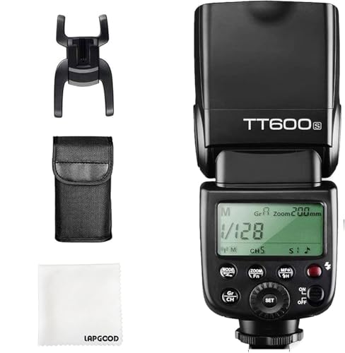 Godox TT600S 2.4G Wireless Flash Speedlight for Sony Camera(MI Hot Shoe),with Master and Slave Flash System,0.1-2.6s Recycle time
