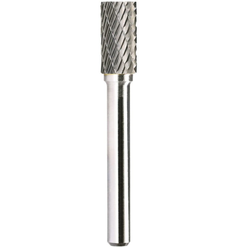 [Australia - AusPower] - SA-3 Tungsten Carbide Burr Rotary File Cylindrical Shape Double Cut for Die Grinder Drill Bits 1/4'' Inch Diameter of Shank and 3/8'' Inch Diameter of Cutter 3/4'' Inch Cutter Length 