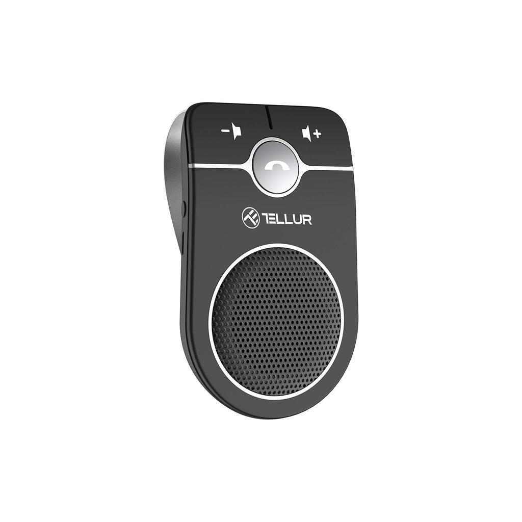 [Australia - AusPower] - TELLUR CK-B1 Bluetooth Car Speakerphone, Handsfree for Car, Motion Sensor for Auto On/Off, Echo and Noise Suppression Microphone, Siri and Google, Bluetooth Car kit for Cell Phone, Multipoint 