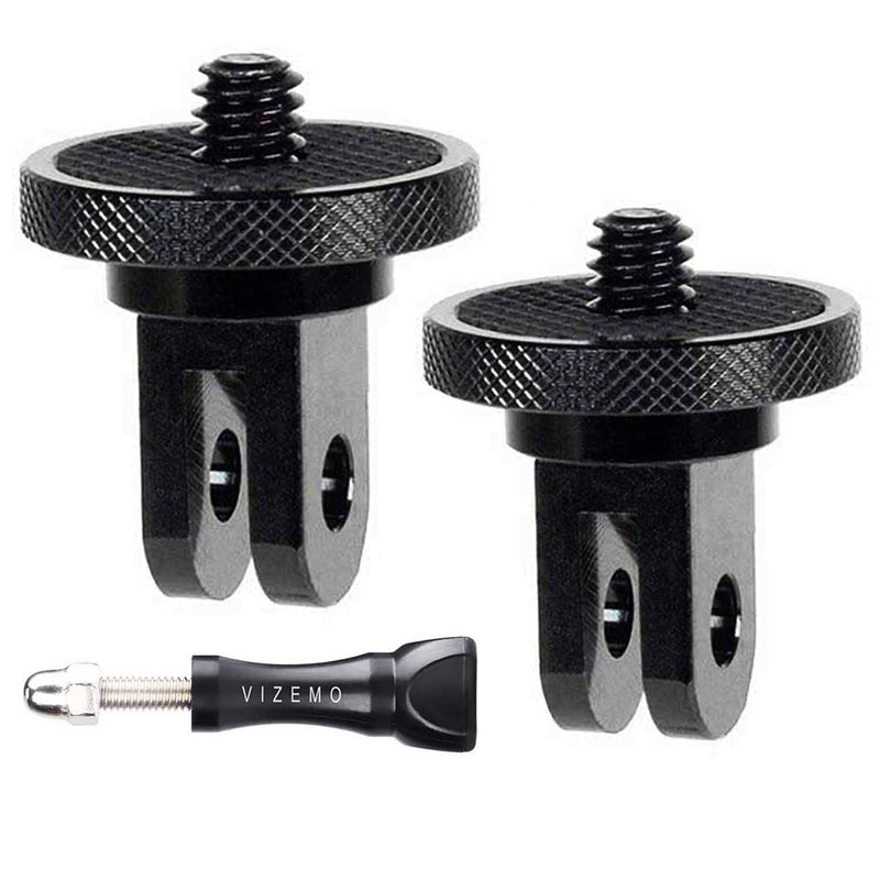 [Australia - AusPower] - Aluminum Camera Tripod Adapter 1/4"-20 Conversion Mounts Compatible with Gopro Action Cameras Insta360 and Other Standard 1/4 Accessories, Quarter Inch Mount for GoPro Ecosystem 