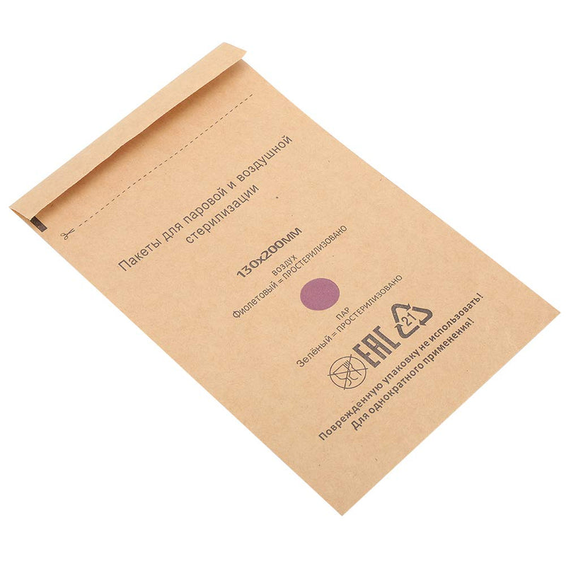 Sonew Pack of 100 Sterilisation Bags, Self-Sealing Sterilisation Autoclave Bags, Disposable Steriliser Bags, Disinfectant Accessories for Cosmetics and Nail Tools