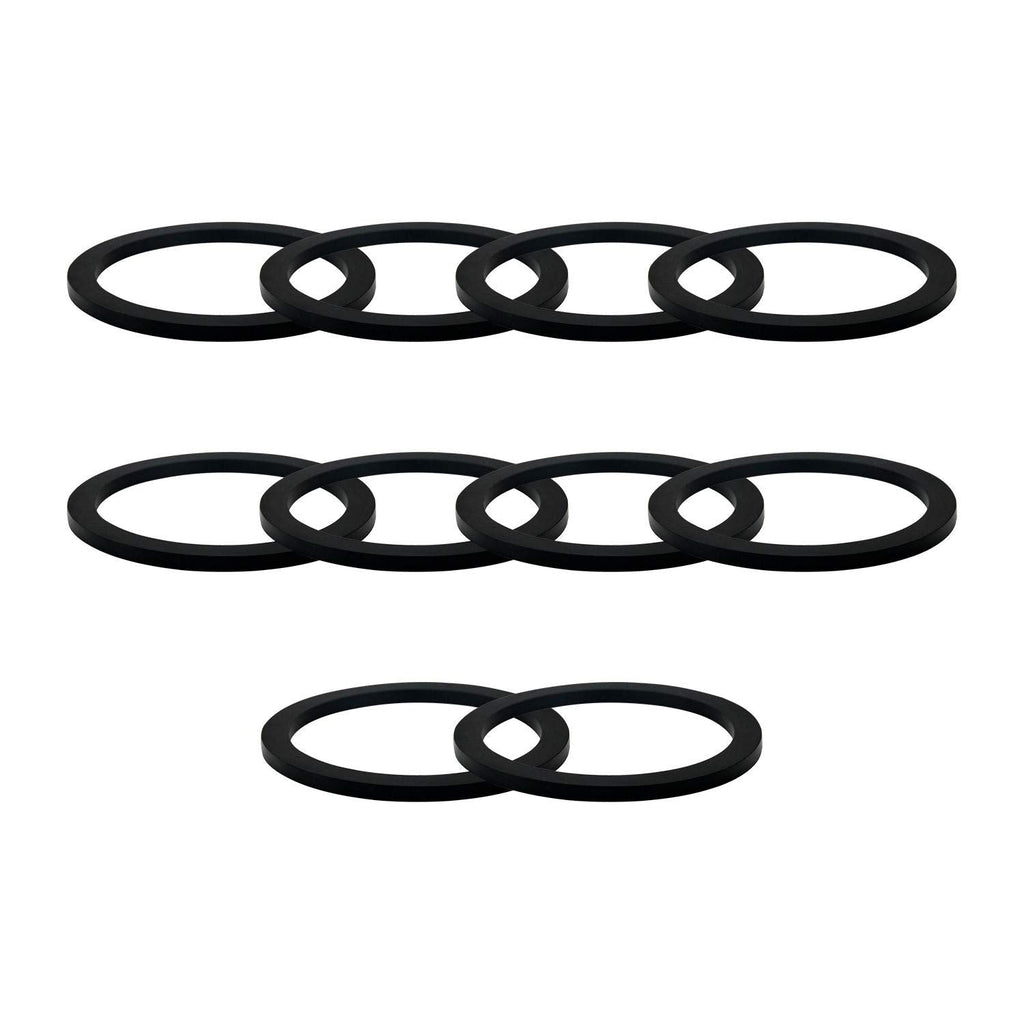 1.5"Camlock Gasket Fitting - Cam Lock Hose Seal for Female Coupler - Cam Groove Replacement Rubber Washer (10-Pack) 1.5"