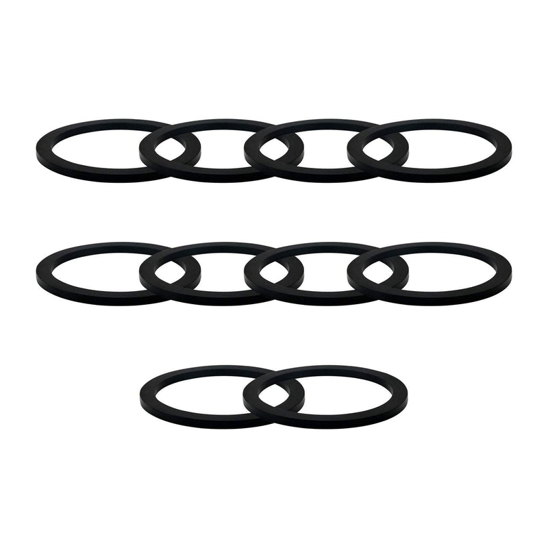 1.5"Camlock Gasket Fitting - Cam Lock Hose Seal for Female Coupler - Cam Groove Replacement Rubber Washer (10-Pack) 1.5"