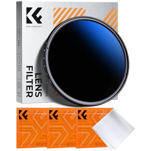 K&F CONCEPT 40.5mm Variable ND Lens Filter ND2-ND400 (1-9 Stops) Ultra Slim