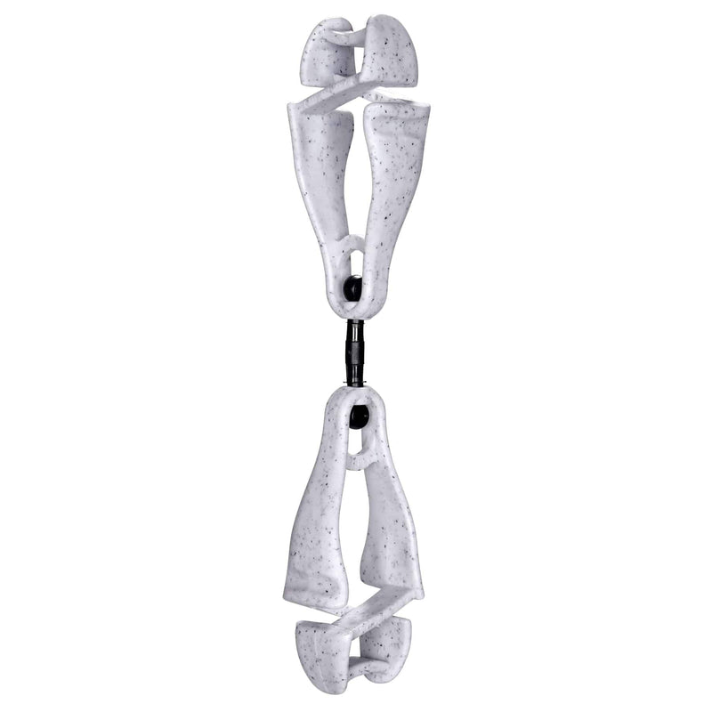 Ergodyne Squids 3420 Swiveling Glove Clip Holder with Dual Clips Red Red - 6-Pack