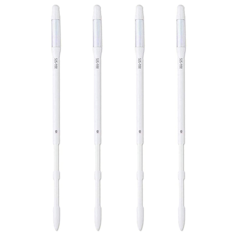 IPPINKA Sustee Aquameter Set of 4, Plant Soil Moisture Sensor, (White, Large, Refillable)