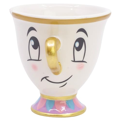 Chip Beauty and the Beast Ceramic Mug 190ml 3D Shaped Gift Boxed multicoloured