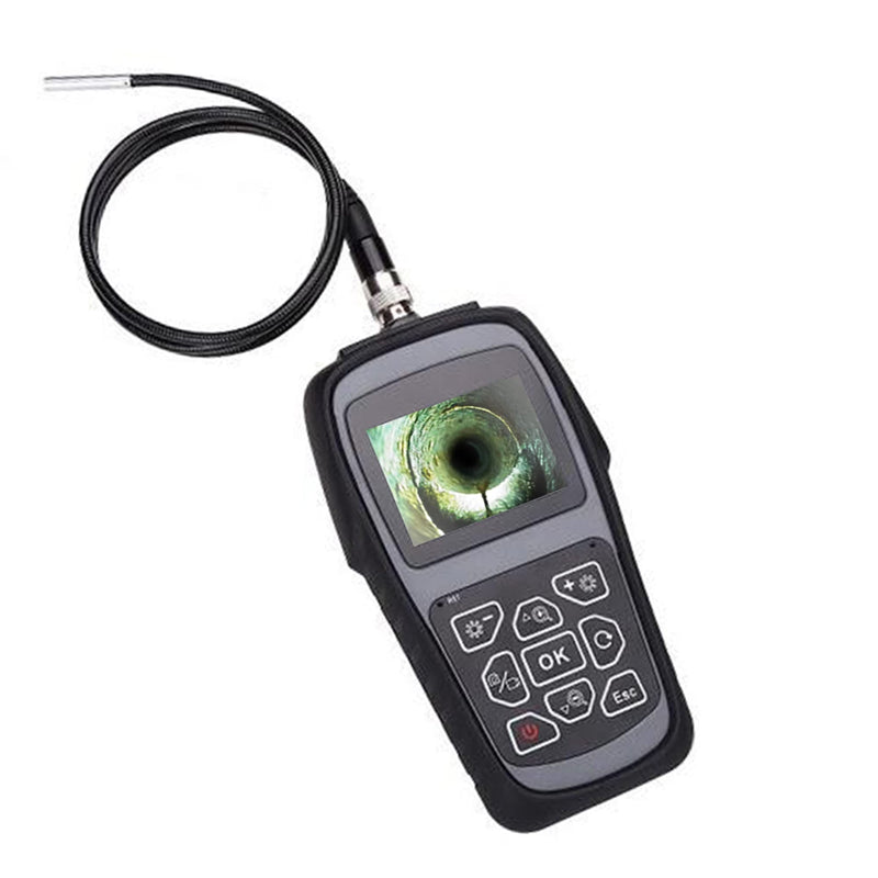 [Australia - AusPower] - Aokiinn HD Digital Articulating Endoscope | 1280 x 720 Resolution Camera | 1 Meter Pipe | 3.5” IPS Screen | 3-Step Zoom in | 180° Screen Rotation | IP67 Waterproof LED Light Inspection Borescope 