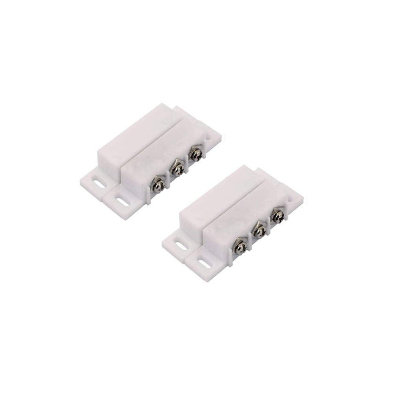 [Australia - AusPower] - 2X Magnetic Reed Switch Normally Open Closed NC NO Door Alarm Window Security/Magnetic Door Switch/Magnetic Contact Switch/Reed Switch,DC 3V to 12v Lamp?White? white 