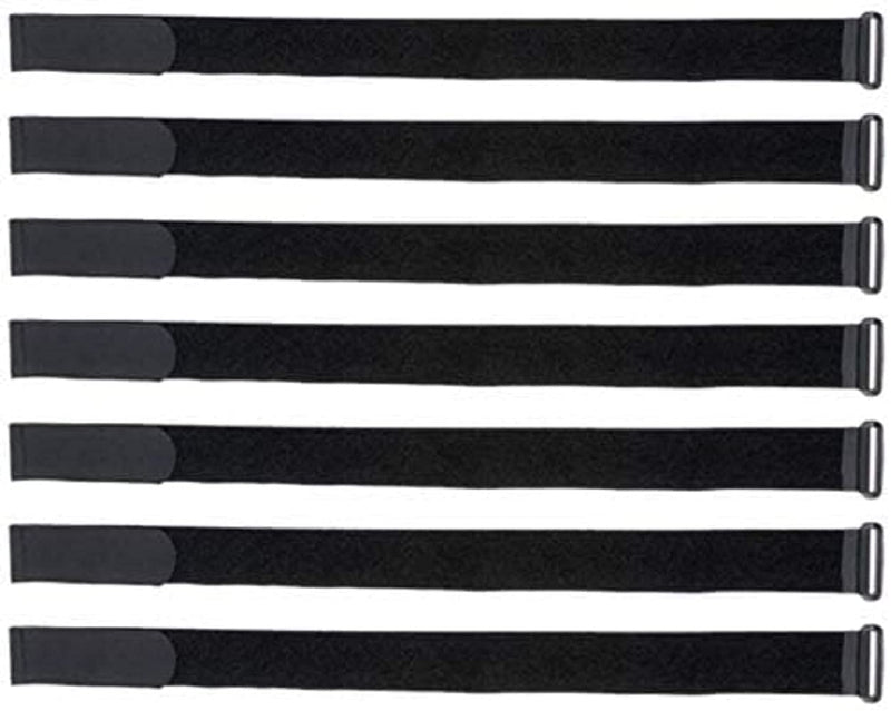 [Australia - AusPower] - VELCRO Brand 91836 VELSTRAP Cinch Straps with Buckle, Pack of 25, 12 in x 1 in, Black 