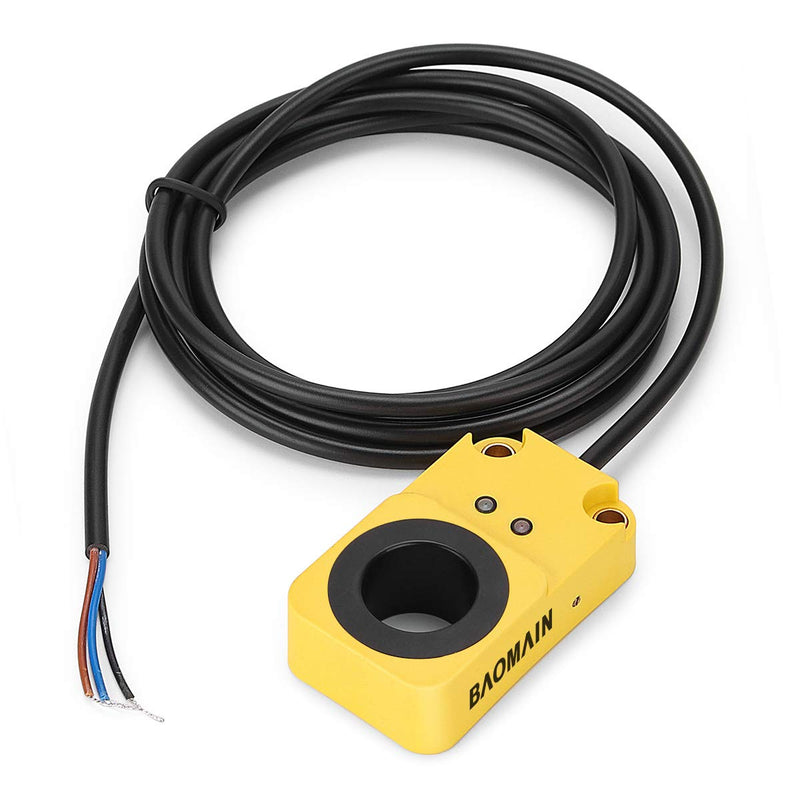 [Australia - AusPower] - Baomain Ring Proximity Switch Ring Sensor BM-M68-22DP2 PNP, NC(Normally Closed) 22mm Diameter Sensor Screw Machine Feeding Detection and Counting 