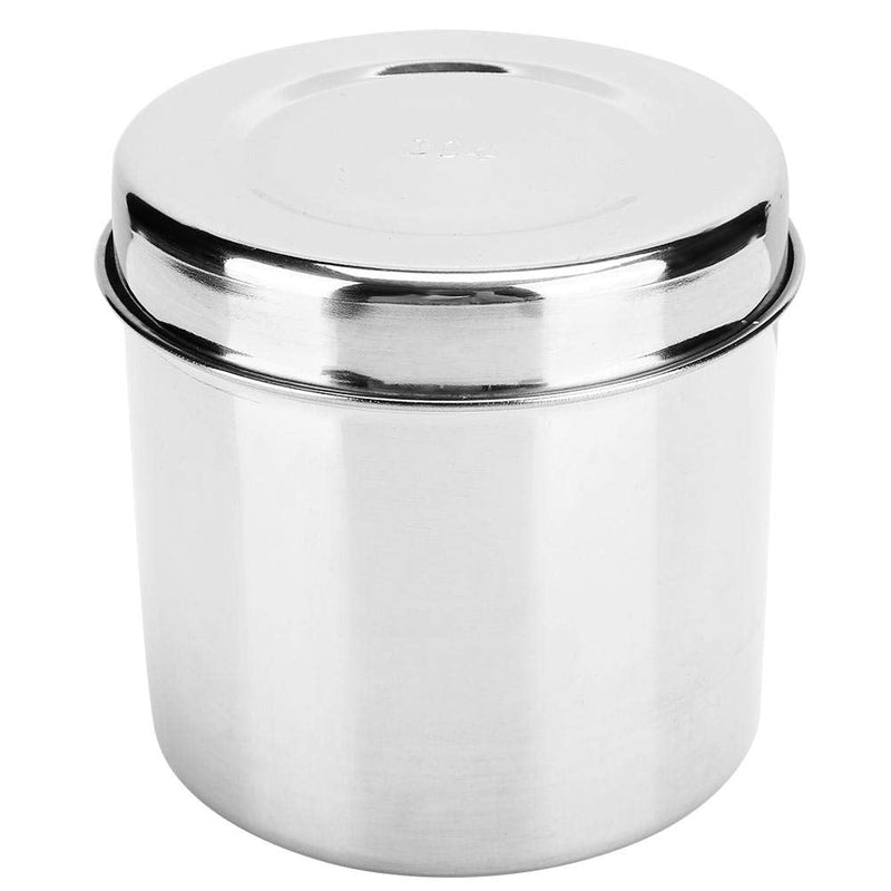 [Australia - AusPower] - 304 Stainless Steel Medical Ointment Jar, Cotton Container, Anti-Iodine Container for Hospital Beauty Salon 