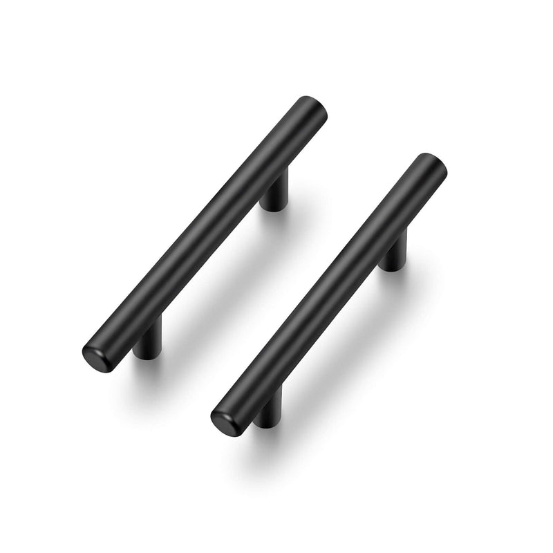 Ravinte 18 Pack 6 inch Cabinet Pulls Matte Black Stainless Steel Kitchen Cupboard Handles Cabinet Handles 3.5” Hole Center 6 Inch (3.5 Inch Hole Center)