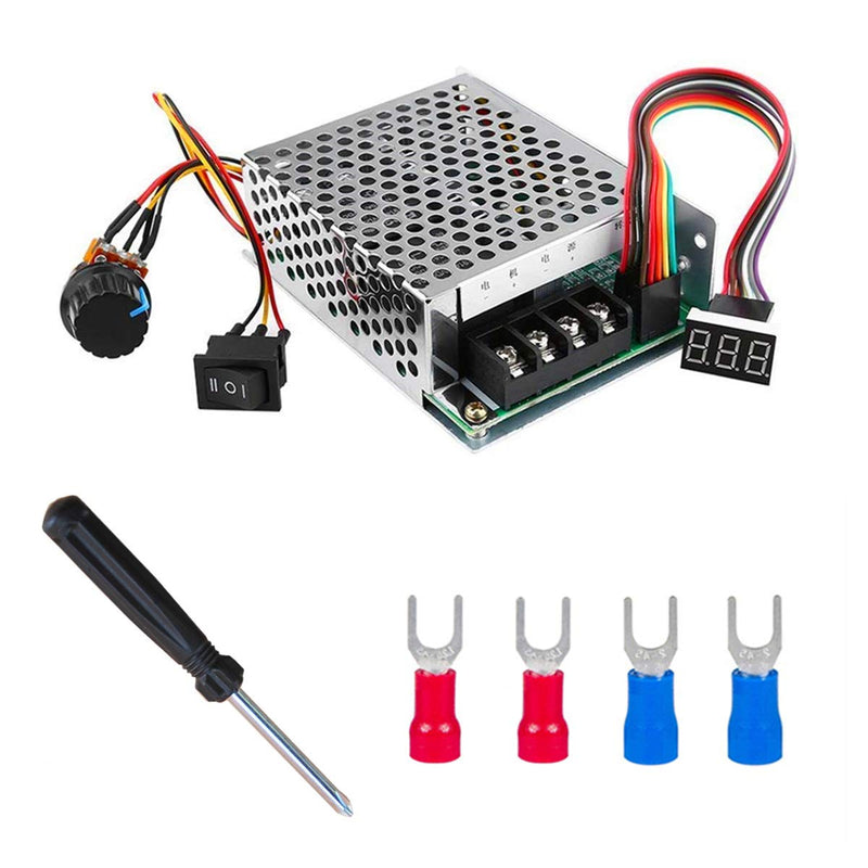 [Australia - AusPower] - PWM DC10-55V 12V 24V 36V 48V 60A PWM DC Motor Speed Controller Reversible Switch Set DC Brush Motor Tools Accessories Supplies PWM 40A 
