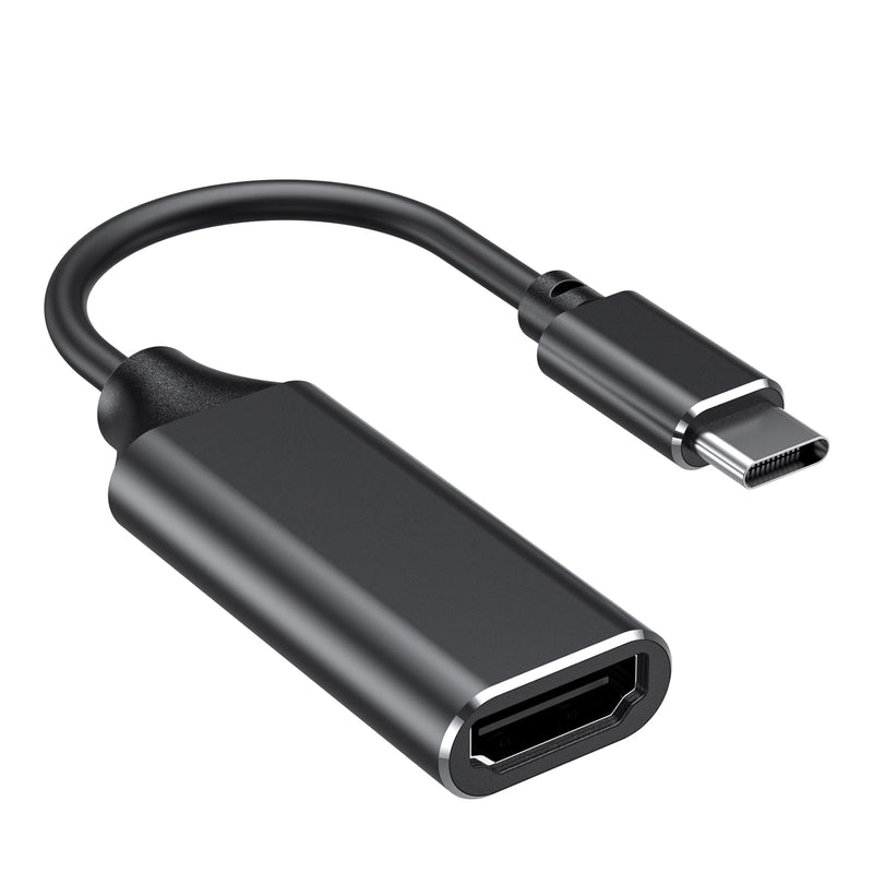 [Australia - AusPower] - RayCue USB C to HDMI Adapter 4K, USB Type-C to HDMI Adapter [Thunderbolt 3/4 Compatible] with iPhone 15 Pro/Max, MacBook Pro/Air 2023, iPad Pro, iMac, S23, XPS, Surface and More 1 pack Black 