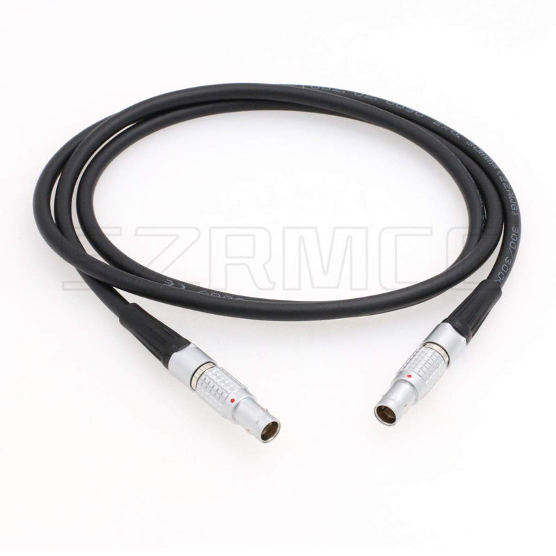 [Australia - AusPower] - SZRMCC for ARRI Cameras 5 Pin Male to 5 Pin Male Timecode Cable for Sound Devices Ambient Lockit Zaxcom TC in/Out 60cm Straight Cable 60cm 