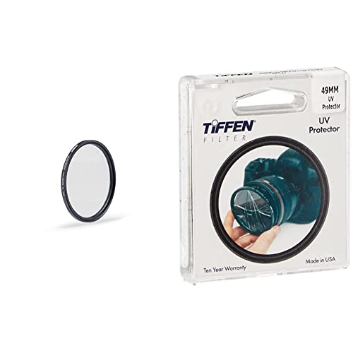 Tiffen 49BPM14 49mm Black Pro-Mist 1/4 Filter & 49mm UV Protection Filter