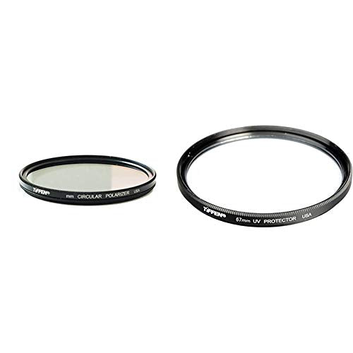 Tiffen 67mm Circular Polarizer and UV Protection Filter Bundle