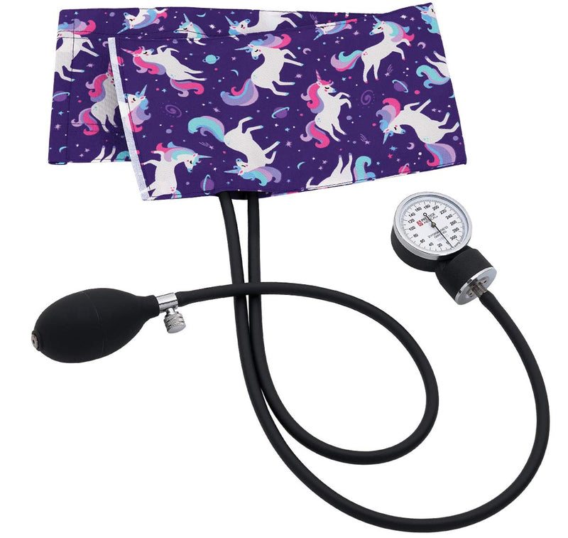 [Australia - AusPower] - Prestige Medical Premium Adult Aneroid Sphygmomanometer, Unicorns Violet 