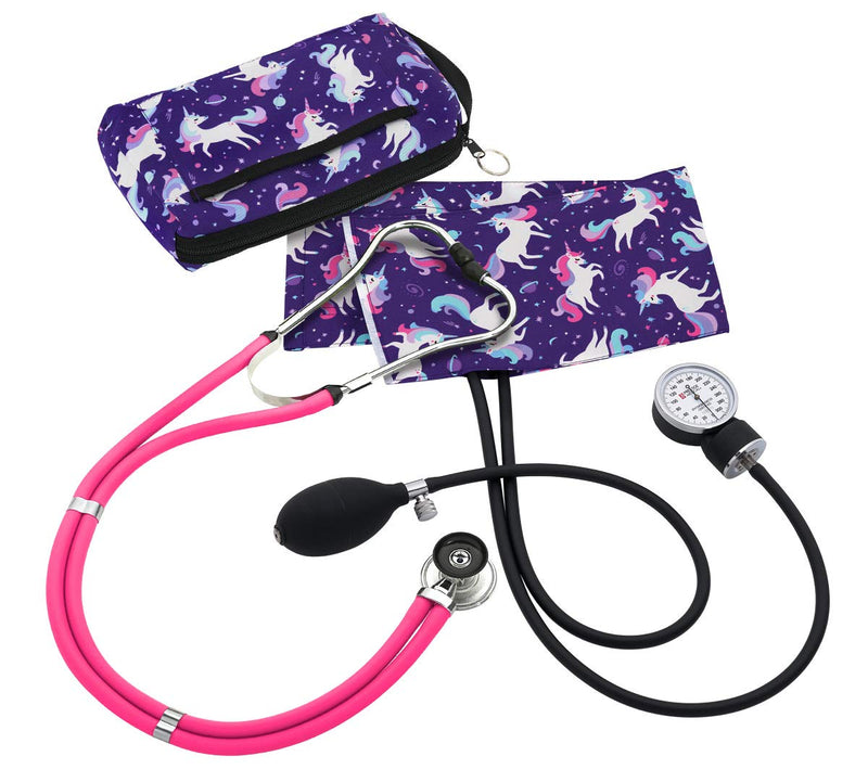 [Australia - AusPower] - Prestige Medical Aneroid Sphygmomanometer/Sprague-Rappaport Kit, Unicorns Violet 