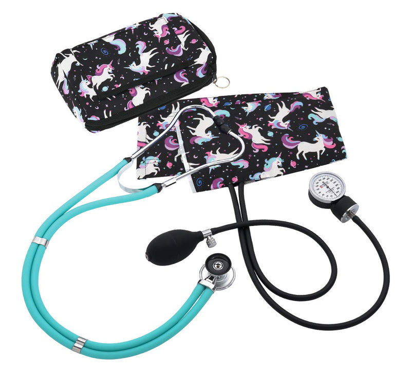 [Australia - AusPower] - Prestige Medical Aneroid Sphygmomanometer/Sprague-Rappaport Kit, Unicorns Black 