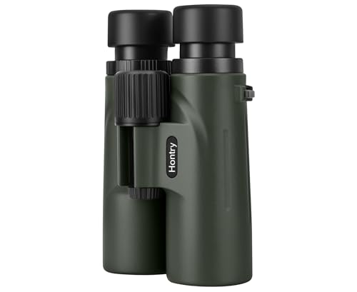 Hontry 8x42 Binoculars with IPX6 Waterproof Protection Green Medium