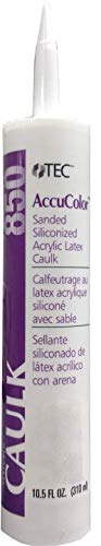 TEC ACCUCOLOR sandstone beige sanded caulk tube for adhesive sealing applications
