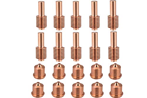 220669 Electrodes 10pcs and 220671 Tips 10pcs Fit 45 plasma consumables cutting torch 220669-671-10