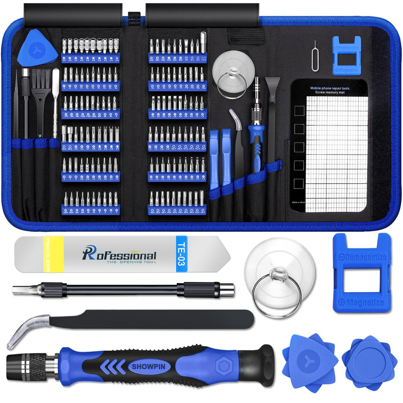 [Australia - AusPower] - Precision Screwdriver Set, 140 in 1 Computer Repair kit With 120 Screwdriver Bits, Electronics Tool kit With Magnetic Repair Tool, Compatible for Laptop, PC, iPhone, MacBook, Xbox, Game Console Repair 