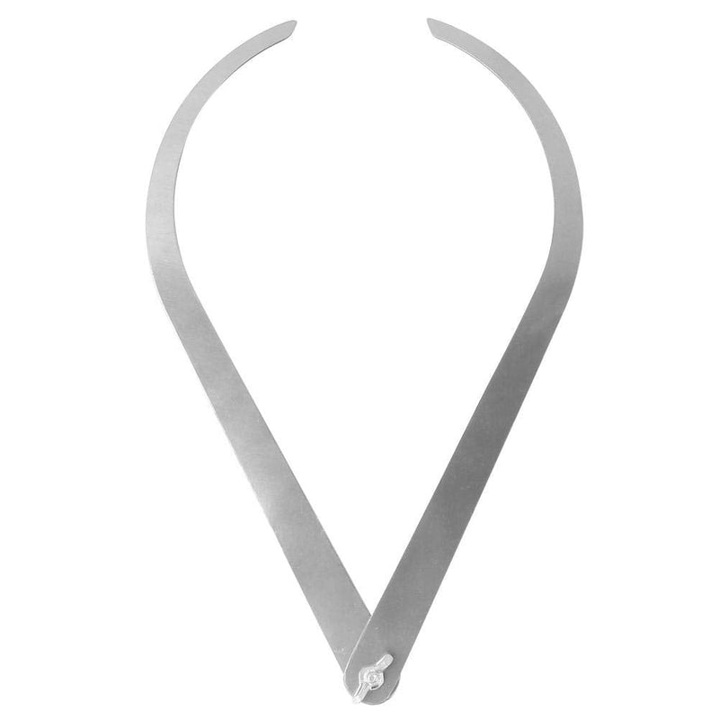 [Australia - AusPower] - Clay Caliper Tool, 10 inch Bent Leg Stainless Steel Caliper Ceramic Measuring Pottery Tool for Carving Shaping Clay Sculpture Modeling 