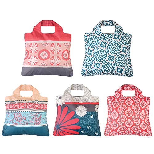 Envirosax Reusable Shopping Grocery Bags Set of 5 Sun Kissed