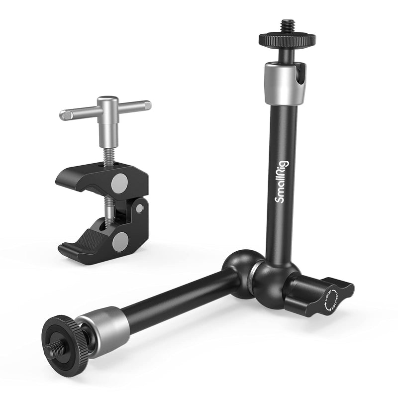 [Australia - AusPower] - SmallRig Clamp w/ 1/4" and 3/8" Thread and 9.8 Inches Adjustable Friction Power Articulating Magic Arm with 1/4" Thread Screw for LCD Monitor/LED Lights - KBUM2732B 
