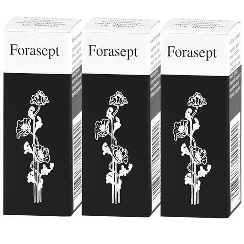 Forasept Ear Piercing Cosmetic Solution, Set of 3, 3 x 7.5 ml, Antiseptic | Antiseptic piercing care for quick healing and hygienic cleaning, for piercing care, cleaning and aftercare