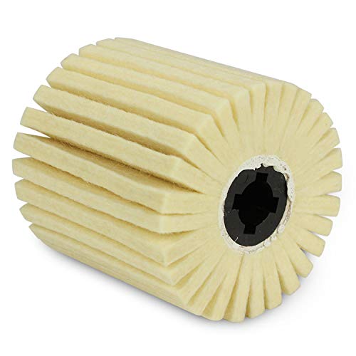 BHA 4x4 inch flap wheel buffing and polishing drum with 3/4 inch quad keyway